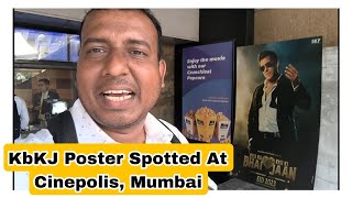 Kisika Bhai Kisiki Jaan Movie Offline Poster Spotted At Cinepolis, Andheri West, Mumbai