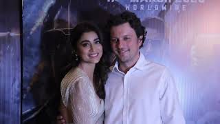 Shriya Saran With Husband At Kabzaa Movie Special Screening