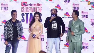 Urvashi Rautela & Sudhanshu Pandey, Raminder Singh for celebration of Celebfie Cruise with Stars