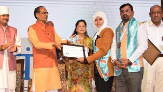 खंडवा की बेटी अक्शा सिद्दीकी को CM शिवराज सिंह चौहान,खेल मंत्री यशोधरा राजे सिंधिया ने सम्मानित किया