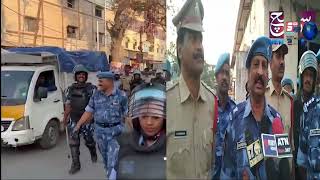 Purane Shaher Mein Rapid Action Force Ka Flag March | Aman Ko Barkarar Rakhne Ki Koshish | SACH NEWS
