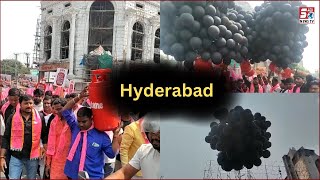 Hyderabad Mein Ehtejaj Bade Jaraha Hai | Dekhiye Kya Hua Mozamjahi Market Par |@SachNews