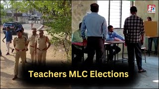 Teachers MLC Election 2023 | DCP Shamshabad Jagdishwar Reddy Visit's Pooling Booths |@SachNews