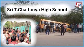 School Bus Driver Ki Achanak Tabiyat Kharab Hone Kay Baad Hua Sadak Hadsa | Telangana | @SachNews |