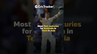 Most Test Centuries for Australia players in Test in Asia  #AllanBorder #SteveSmith #UsmanKhawaja