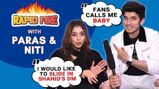 Paras Kalnawat & Niti Taylor's Shocking Confessions | Expect The Unexpected In This Rapid Fire