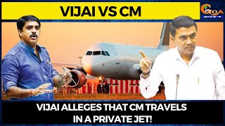 #MustWatch- Vijai alleges that CM travels in a private jet! This is what CM had to reply...