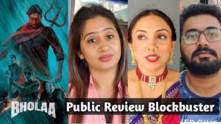 Bholaa Blockbuster Public Review - Ajay Devgan, Tabu, Deepak Dobriyal & Sanjay Mishra