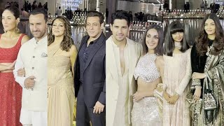 Sidkiara, Kareena Saif, Salman Khan & SRK Family, Aishwarya Rai At Ambani's Grand Event