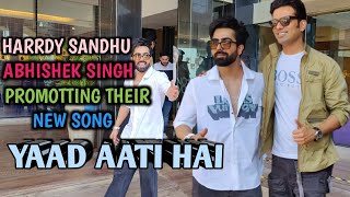 Harrdy Sandhu Or Ias Officer Abhishek Singh Promoting Their New Song "Yaad Aati Hai"