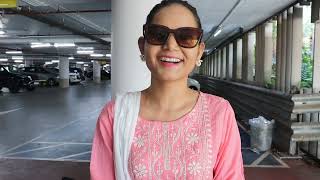 Song Ram Raj Actress Soni Kiran Spotted at Mumbai Airport