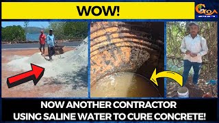 #Wow! Now another contractor using saline water to cure concrete!