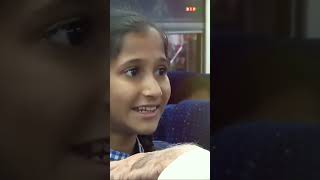 Girl recites poem for PM Modi #vandebharatexpress #indianrailways