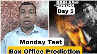 Bholaa Movie Box Office Prediction Day 5 Monday Test