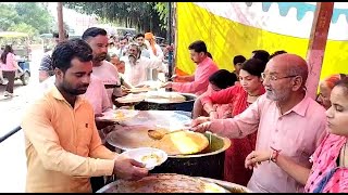 हिन्दू नववर्ष पर किया देसी घी के भण्डारे का आयोजन