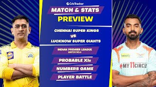CSK vs LSG | 6th Match | IPL | Match Stats and Preview | CricTracker