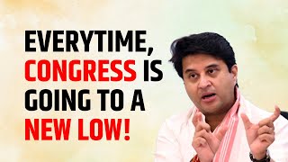 Everytime, Congress is going to a new low |Rahul Gandhi| Jyotiraditya Scindia | New Low | Disqualify