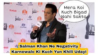 Salman Khan Ne Negative Karnewalo Par Kahi Ye Badi Baat