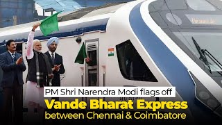 PM Shri Narendra Modi flags off Vande Bharat Express between Chennai and Coimbatore | BJP Live
