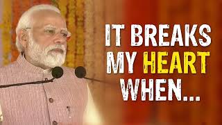 See what breaks PM Modi's heart and pains him a lot | PM in Telangana | Hyderabad