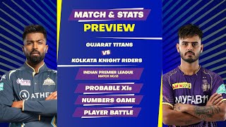 GT vs KKR | 13th Match | IPL 2023 | Match Stats and Preview | CricTracker