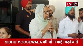 SIDHU MOOSEWALA MOTHER CHARAN KAUR SPEECH TODAY || TV24 PUNJAB NEWS || Punjab latest news