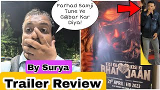 Kisi Ka Bhai Kisi Ki Jaan Trailer Review By Surya Featuring Superstar Salman Khan And Pooja Hegde