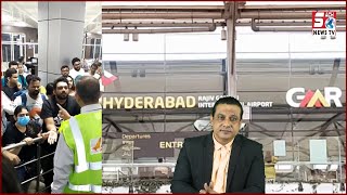 Air India Ki 8 Flight Cancel Hone Ke Baad Dekhiye Awaam Ne Kya Kiya | Shamshabad Airport | @SachNews