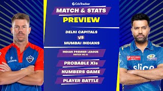 DC vs MI | 16th Match | IPL 2023 | Match Stats and Preview | CricTracker