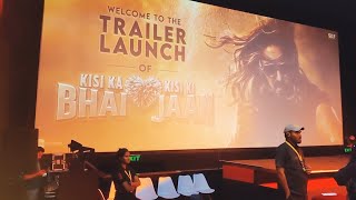 Kisi Ka Bhai Kisi Jaan TRAILER Launch | Stage Ready, Media And Fans Ready