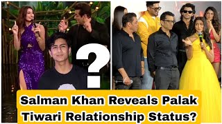 Salman Khan Indirectly Reveals Palak Tiwari Relationship Status At Kisi Ka Bhai Kisi Ki Jaan Event?