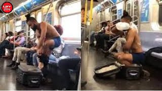 Viral Video: अचानक कपड़े उतार कर मेट्रो में ही नहाने लगा बंदा, सब कुछ कैमरे में रिकॉर्ड हो गया