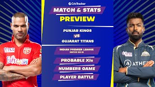PBKS vs GT | 18th Match | IPL 2023 | Match Stats and Preview | CricTracker