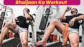 Bhaijaan Salman Khan Ka Khatarnak Workout | Kisi ka bhai Kisi Ki Jaan