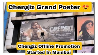 Chengiz Offline Promotion Has Started In Mumbai, Here's Chengiz Grand Poster At Hub Mall, Goregaon