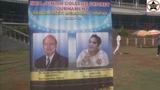MCA Junior College Cricket Tournament Saquib Rizvi Memorial Trophy 2022-23 OpeningCeremony In Mumbai