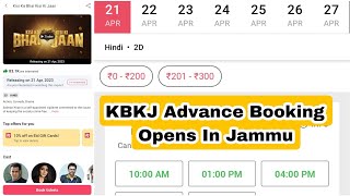 Kisi Ka Bhai Kisi Ki Jaan Advance Booking Officially Opened In Jammu And Kashmir From Today Onwards
