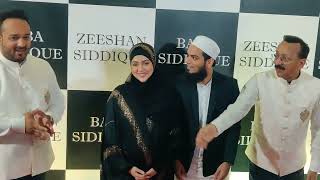 Sana Khan With Husband Arrived For Baba Siddiqui Iftaar Party 2023