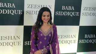 Gorgeous Helly Shah Arrived At Baba Siddiqui Iftar Party 2023