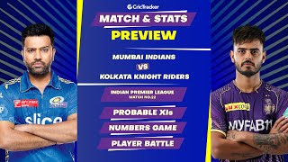 MI vs KKR | 22nd Match | IPL 2023 | Match Stats and Preview | CricTracker