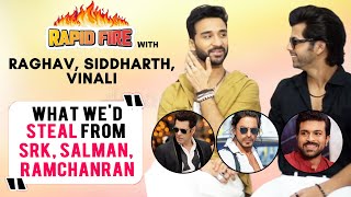 Raghav, Vinali, Siddharth Nigam RAPID FIRE On Salman, SRK, Ram Charan | Kisi Ka Bhai Kisi Ki Jaan