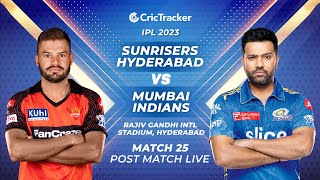 ????IPL 2023 Live: Match 25, Sunrisers Hyderabad vs Mumbai Indians - Post-Match Analysis