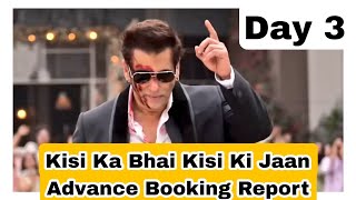 Kisi Ka Bhai Kisi Ki Jaan Movie Advance Booking Report Day 3