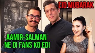 Aamir Khan Aur Bhaijaan Salman Khan Ka Eid Celebration, Fans Ko Eidi Dene Aaye Bollywood Ke Khan
