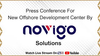 Press Conference for new Offshore Development Center by Novigo Solutions || V4NEWS LIVE