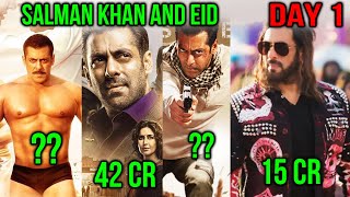 Bhaijaan Salman Khan And Eid, Kounsi Film Ne Opening Day Par Tode The Sab Record? - Janiye