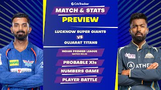 LSG VS GT| Match Stats and Preview | IPL 2023 | 30th Match | CricTracker