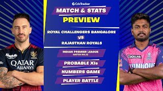 RCB VS RR | Match Stats and Preview | IPL 2023 | 32nd Match | CricTracker