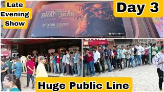 Kisi Ka Bhai Kisi Ki Jaan Movie Huge Public Line Day 3 Late Evening Show At Gaiety Galaxy Theatre