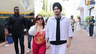 Neha Kakkar And Rohan Preet Singh On Set Of Entertainment Ki Raat